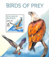 Delcampe - Solomon Islands 2013 Birds Of Prey S/s, Mint NH, Nature - Birds - Birds Of Prey - Isole Salomone (1978-...)