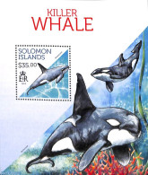 Delcampe - Solomon Islands 2013 Killer Whale S/s, Mint NH, Nature - Sea Mammals - Isole Salomone (1978-...)
