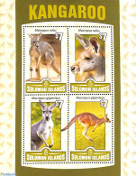 Delcampe - Solomon Islands 2016 Kangaroo 4v M/s, Mint NH, Nature - Animals (others & Mixed) - Isole Salomone (1978-...)