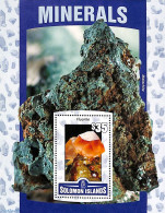 Delcampe - Solomon Islands 2016 Minerals S/s, Mint NH, History - Geology - Isole Salomone (1978-...)