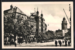 Delcampe - AK Plauen I. V., Am Postplatz - Plauen