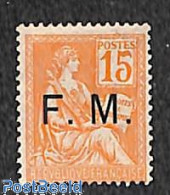 Delcampe - France 1901 Military Post 1v, Without Gum, Unused (hinged) - Neufs