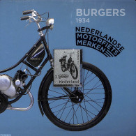 Delcampe - Netherlands - Personal Stamps TNT/PNL 2025 Burgers 1934 Motorcycle, Silver Stamp In Folder, Mint NH, Transport - Motor.. - Motorräder