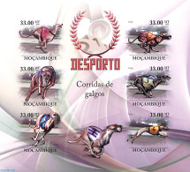Delcampe - Mozambique 2010 Dog Races 6v M/s, Imperforated, Mint NH, Nature - Dogs - Mozambique