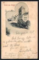 Delcampe - AK Brugg, Ortspartie Mit Brücke - Brugg