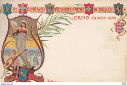 Delcampe - CARTOLINA 1902 CONCORSO INTERNAZIONALE DI MUSICA  (XT2520 - Musik