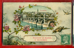 Delcampe - 7174 - SAINT CLOUD - SOUVENIR ET AMITIES DE - Saint Cloud
