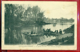 Delcampe - 5318 - LEVALLOIS PERRET - LA POINTE DE L'ILE - LES BATEAUX PASSEURS - Levallois Perret