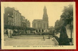 Delcampe - 5084 - BOIS COLOMBES - SQUARE DE LA REPUBLIQUE ET LA MAIRIE - Colombes
