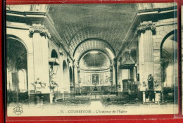 Delcampe - 3118 - COURBEVOIE - L'INTERIEUR DE L'EGLISE - Courbevoie