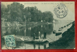 Delcampe - 3037 - LEVALLOIS PERRET - LES BORDS DE LA SEINE, VUE SUR L'ILE DE LA GRANDE JATTE - Levallois Perret