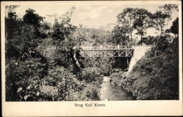 Delcampe - CPA Java Indonesien, Brug Kali Konto - Indonesien