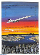 Delcampe - Nevis 1998 Concorde S/s, Mint NH, Transport - Concorde - Aircraft & Aviation - Concorde