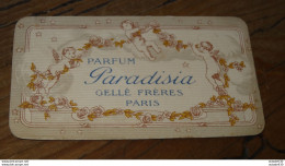 Delcampe - Carte Parfumée, Parfum PARADISIA, Gellé Freres PARIS  ..............E2-154 - Antiquariat (bis 1960)