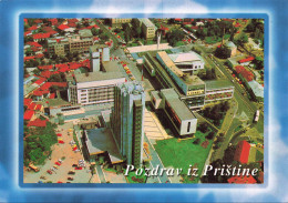 Delcampe - KOSOVO - Prištine - Grand Hôtel - Bâtiments - Ville - Toits Rouges - Végétation - Rue - Voiture - Carte Postale - Kosovo
