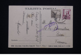 Delcampe - ESPAGNE - Carte Postale De Oviedo ( Destructions Guerre Civile ) Pour La France En 1938 Avec Cachet De Censure - L 97995 - Briefe U. Dokumente