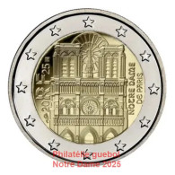 Delcampe - Pièce De 2€ FRANCE 2025 "UNC" Notre Dame - France