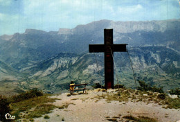 Delcampe - 26 DIE LA CROIX DE JUSTIN  AU FOND LE GLANDASSE ET LE COL DE ROUSSET - Die