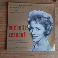 Delcampe - MICHELLE VERNEUIL EMMENE MOI AU BOUT DU MONDE EP 1960 - 45 T - Maxi-Single