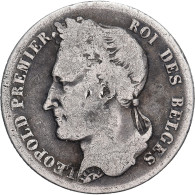 Delcampe - Belgique, Leopold I, 1/2 Franc, 1834, B+, Argent, KM:6 - 1/2 Franc