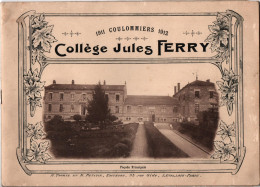 Delcampe - ALBUM SOUVENIRS COLLEGE JULES FERRY COULOMMIERS 1911 1912 - Autres & Non Classés
