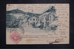 Delcampe - ESPAGNE - Affranchissement De Barcelone Sur Carte Postale ( Funiculaire Du Tibidabo ) Pour La France - L 146684 - Storia Postale