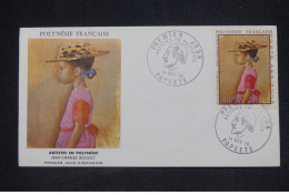 Delcampe - POLYNESIE - Enveloppe FDC En 1970 - Artistes En Polynésie - L 139963 - FDC
