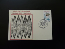 Delcampe - Carte FDC Card Europa Cept Saint-Dié Marraine De L'Amérique Mother Of America 88 Vosges 1992 (2) - Géographie