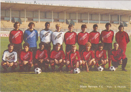 Delcampe - Cpa - Sport Football Stade Rennais SRFC - Saison 82/83 - Entraineur Jean Vincent -( Envoi De E. HERVE Maire Rennes 35) - Wintersport