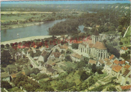 Delcampe - 95- VETHEUIL - VUE AERIENNE  EGLISE - Vetheuil