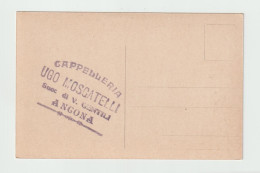 Delcampe - ANCONA:  CAPPELLERIA  MOSCATELLI  -  I  CANTIERI  LIGURI  ANCONITANI  -  FP - Publicité