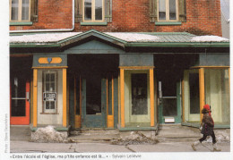 Delcampe - CPM - CANADA - QUEBEC - ENTRE L'ECOLE ET L'EGLISE MA P'TITE ENFANCE EST LA - SYLVAIN LELIEVRE  - STEVE DESCHENES - Sonstige & Ohne Zuordnung