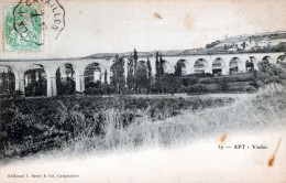 Delcampe - 84 / APT / LE VIADUC / PRECURSEUR EDIT BRUN 59 - Apt