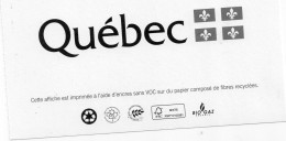 Delcampe - CPM - CANADA - QUEBEC - Sonstige & Ohne Zuordnung