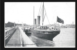 Delcampe - Oostende La Malle Au Débarcadère Ostende - Oostende