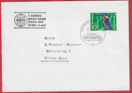 Delcampe - SVIZZERA - ANNULLO SPECIALE "AUTOMOBIL POSTBUREAU *25.III.66* SU BUSTA GRANDE - Brieven En Documenten