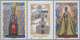 Delcampe - 206163 MNH ANDORRA. Admón Francesa 2007 HERMANAMIENTO MERITXELL-SABART - Autres & Non Classés