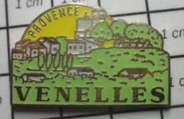 Delcampe - Pin710e   VILLE COMMUNE VENELLES PROVENCE VILLAGE  CHATEAU BOUCHES DU RHONE - Cities