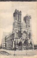 Delcampe - C001 France, Reims, The Cathedrale Before The Bombardment Vintage Postcard - Pargny Sur Saulx