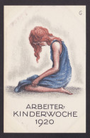 Delcampe - SWITZERLAND 1920, Illustrated Postcard, 'Workers Children's Week', Propaganda - Non Classés
