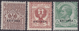 Delcampe - 1924 ERITREA, N. 77/79 3 Valori MNH/** - Erythrée