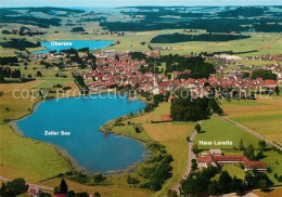 Delcampe - Kisslegg Fliegeraufnahme Mit Kurhaus Loretto Zeller See Und Obersee - Kisslegg