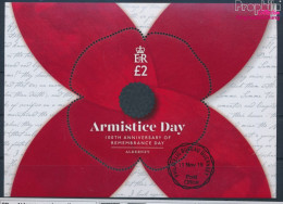 Delcampe - GB - Alderney Block49 (kompl.Ausg.) Gestempelt 2019 Kriegstotengedenktag (10906216 - Alderney