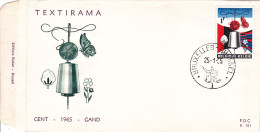 Delcampe - FDC N° P0178 Ordi Du 23-12-1965 COB 1359 3 - Bruxelles - Brussel - Dynastie Deuil Reine Elisabeth 1876-1965 - 2,25€ - 1961-1970