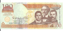 Delcampe - REP. DOMINICAINE 100 PESOS 2012 UNC P 184 B - Dominicaine