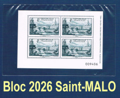 Delcampe - Bloc-feuillet N** / MNH SAINT-MALO HORS ABONNEMENT SOUS BLISTER D'ORIGINE - SCAN CONTRACTUEL - Neufs
