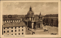 Delcampe - CPA Warszawa Warschau Polen, Plac Trzech Krzyzy - Polonia