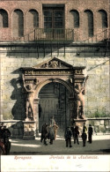 Delcampe - CPA Zaragoza Saragossa Aragonien, Portada De La Audiencia - Sonstige & Ohne Zuordnung