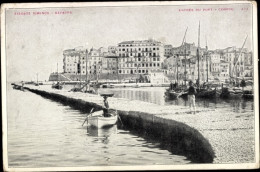 Delcampe - CPA Korfu Griechenland, Hafeneinfahrt, Segelboote, Boot - Greece