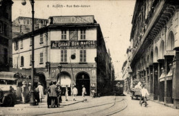 Delcampe - CPA Alger Alger Algérie, Rue Bab-Azoun - Altri & Non Classificati